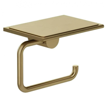 Держатель туалетной бумаги Kludi VELA R 58971N0 золото брашированное