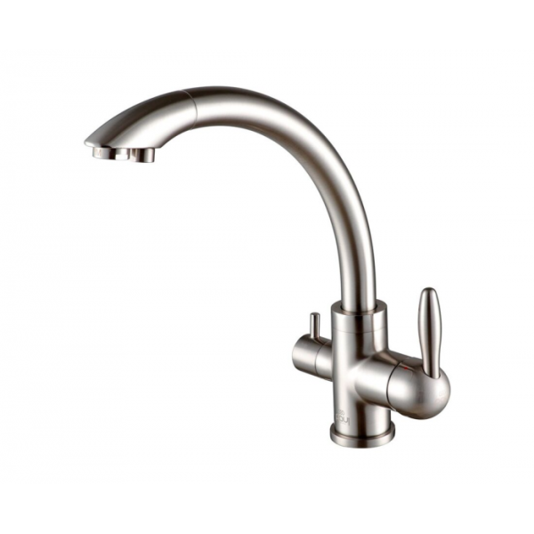 Смеситель для кухни Paulmark Essen Es213001-BS брашированная сталь