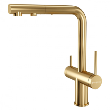 Смеситель для кухни TopZero TPZ 308 GOLD золото