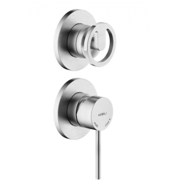 Смеситель для душа Nobili Sole WE81102/1SOIX шлифованный хром