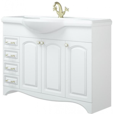 Тумба Corozo Классик 120 SD-00000370 белый Тумба Corozo Классик 120 SD-00000370 белый