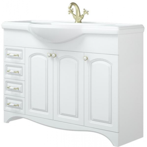 Тумба Corozo Классик 120 SD-00000370 белый