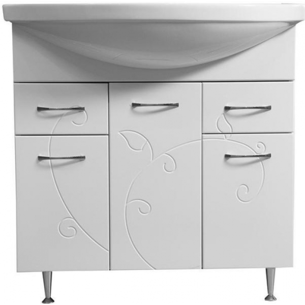 Тумба под раковину Stella Polar Фантазия 80 SP-00000229 белый