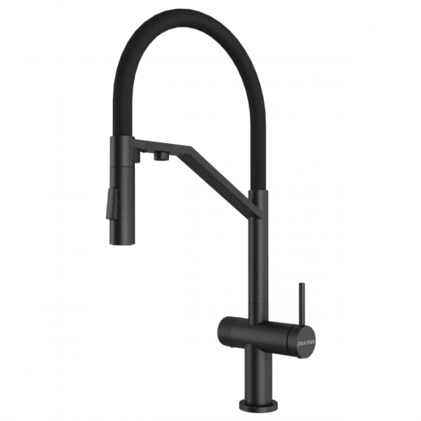 Смеситель для кухни Paulmark ZENDER Ze213155-BLM черный