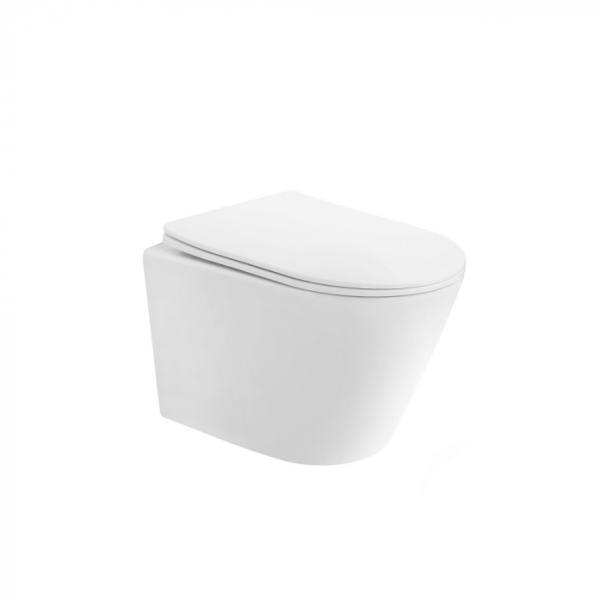 Унитаз подвесной Abber Bequem AC1102TMW белый матовый