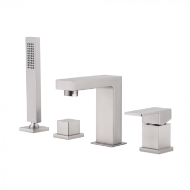 Смеситель на борт ванны Abber Daheim AF8213SP сатин