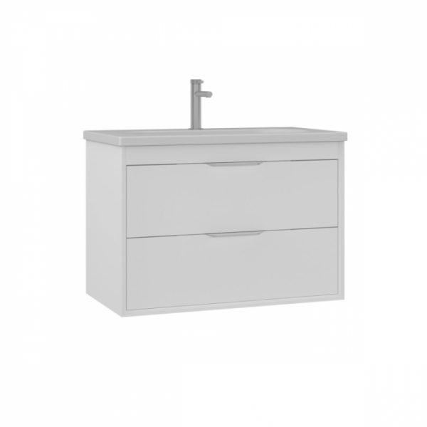 Тумба с раковиной ORKA Clay 80 белый матовый 5004382