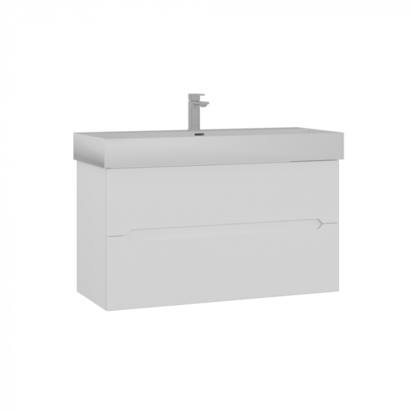 Тумба с раковиной ORKA Malta 100 белый матовый 5001477