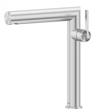 Смеситель для раковины Abber Perfekte 316 AF8A11BST-L сталь брашированная