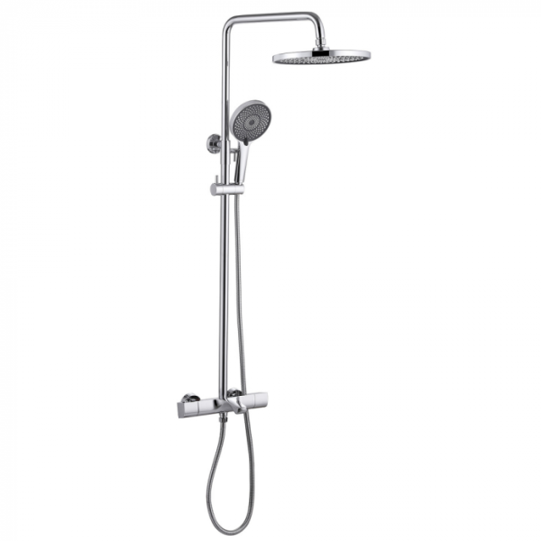 Душевая стойка с термостатом Abber Thermostat AF8516L хром