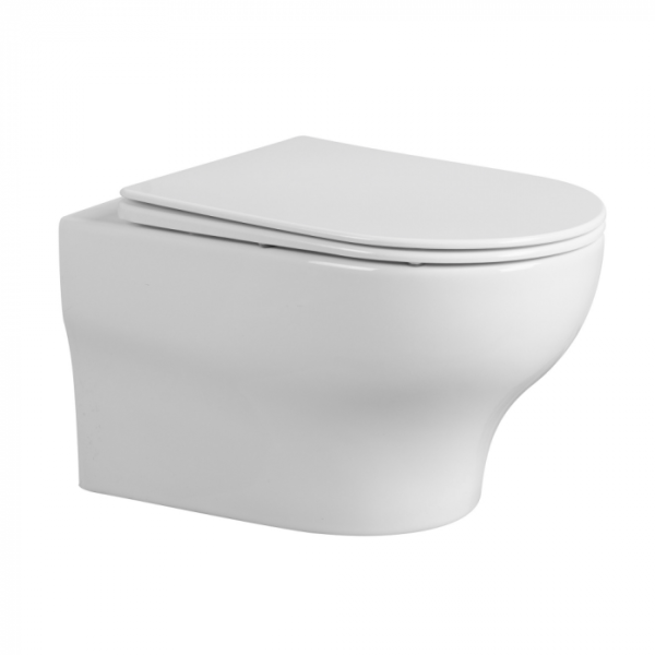 Унитаз подвесной Abber Bequem AC1128 белый