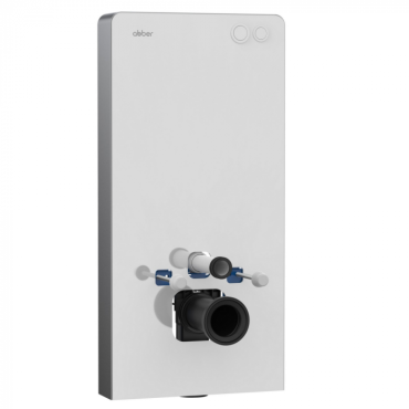 Инсталляционный модуль для подвесного унитаза Abber AC0107MW белый