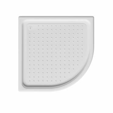 Душевой поддон Abber AD3A100 100х100 четверть круга белый