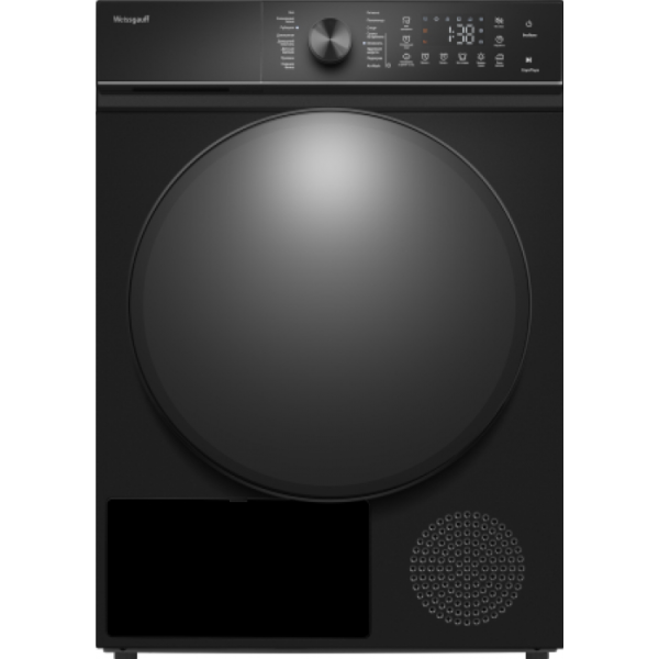 Сушильная машина Weissgauff WD 5910 Heat Pump Matt Black 439034
