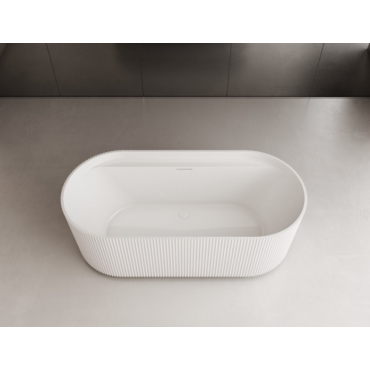 Акриловая ванна Abber AB9444MW белая матовая