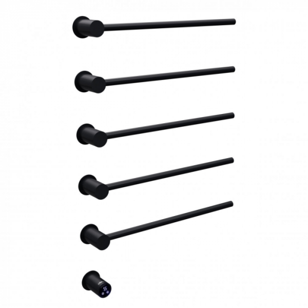 Полотенцесушитель электрический Abber Charme AH4005MB черный матовый