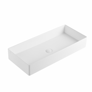 Раковина накладная Abber Rechteck AC2219 белая