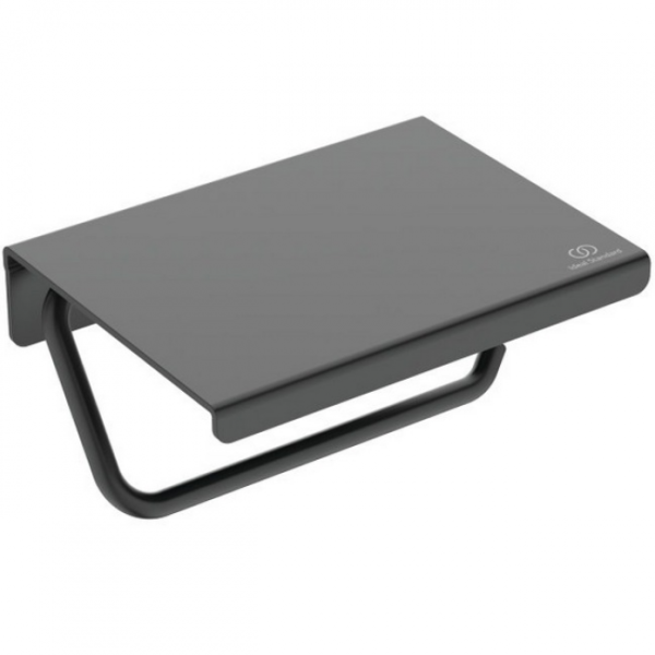 Держатель для туалетной бумаги Ideal Standard ALU+ BD592XG черный матовый