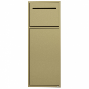 Скрытая настенная ниша с корзиной и бумагодержателем Abber Nischen AN3008G золото матовое Скрытая настенная ниша с корзиной и бумагодержателем Abber Nischen AN3008G золото матовое