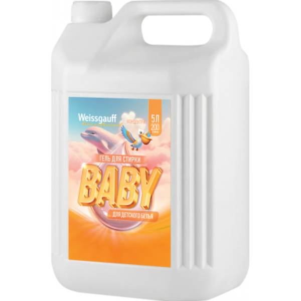 Гель для стирки детского белья Weissgauff Baby, 5 л 442894