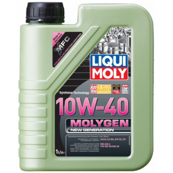 Масло моторное LIQUI MOLY Molygen New Generation 10w40 (1л) Синтетика 9059