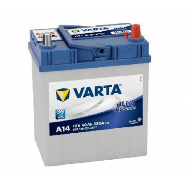 Аккумулятор VARTA Blue Dynamic 40 А/ч 540126 узк кл ОБР A14