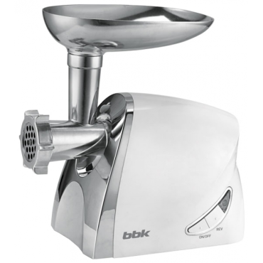 Мясорубка BBK MG2006 белый/металлик
