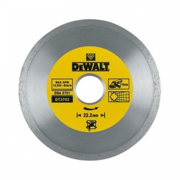 Диск алмазный DeWalt ф125х22.2х1.6мм DT 3713