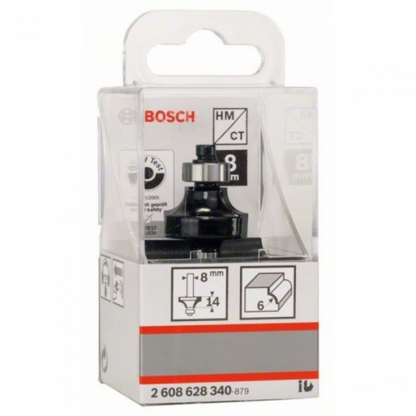 Фреза Bosch HM-для закругления 6/14/8 2608628340