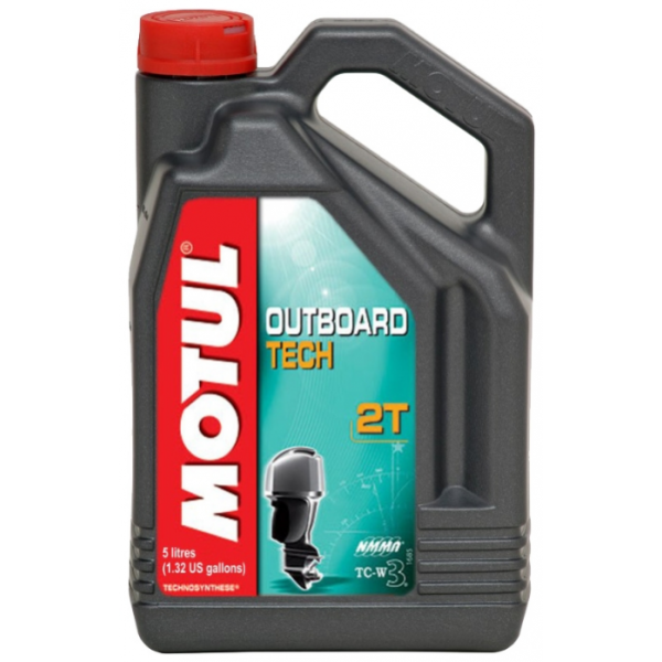 Масло моторное MOTUL OUTBOARD TECH 2T 5л. 106615/101728