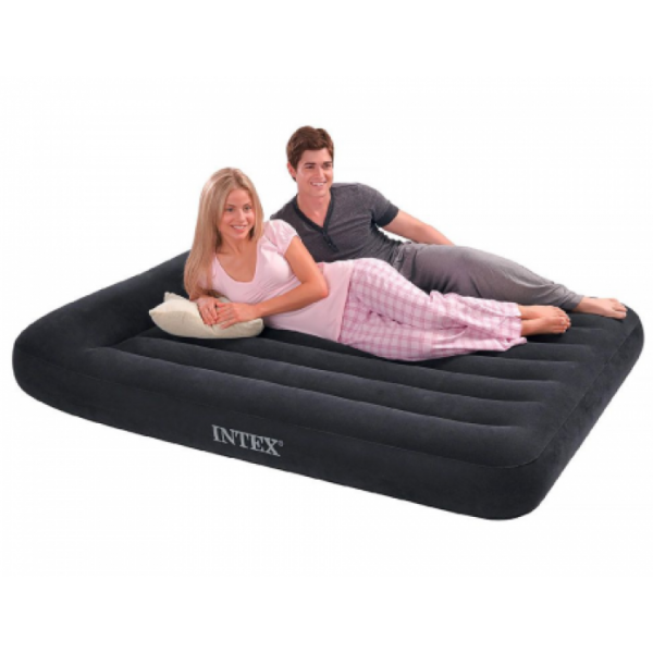Матрас Intex Classic с подголовником и встроенным насосом 203х152х23 см 66781