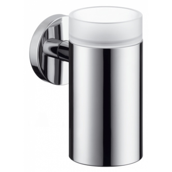 Стакан Hansgrohe Logis 40518000 хрусталь/хром