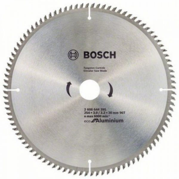 Пильный диск BOSCH BOSCH пильный диск ECO AL 254X30-96T 2608644395 2608644395