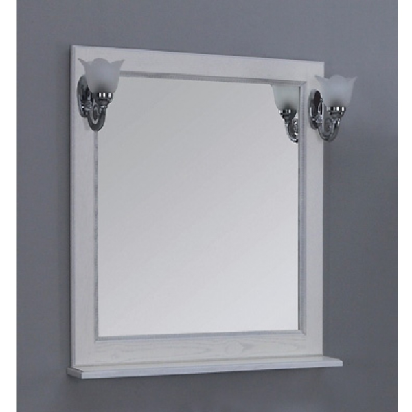 Зеркало Акватон Жерона 85 1A158702GEM20 белое серебро