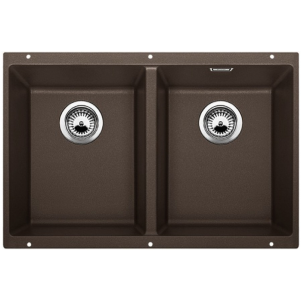 Кухонная мойка Blanco SUBLINE 350/350-U SILGRANIT 523583 кофе