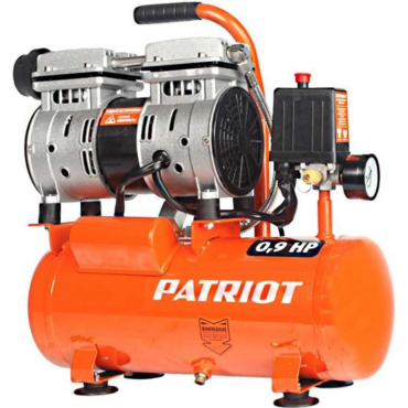 Компрессор PATRIOT Компрессор PATRIOT WO 10-120 Безмасляный 650 Вт. 220 В. выход быстросъем 525306370