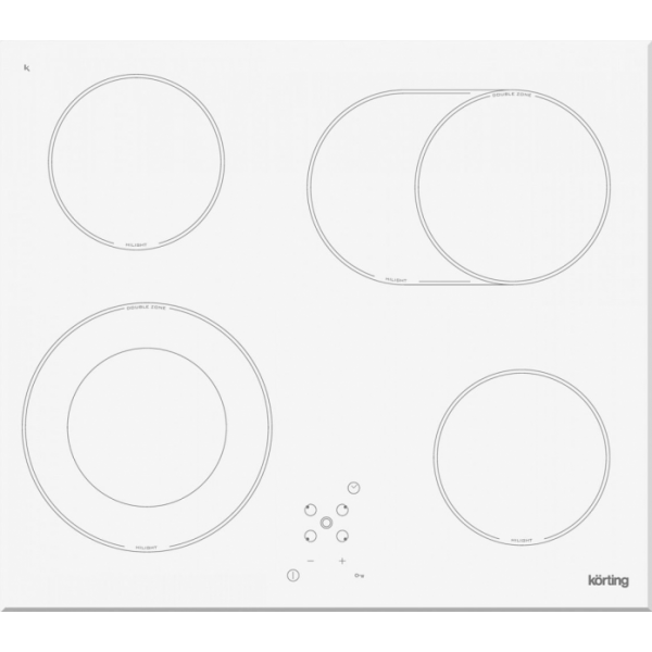 Электрическая варочная панель Korting HK 62051 BW