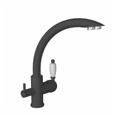 Смеситель для кухни Florentina Шале FL чёрный 333.25H.2113.102 Смеситель для кухни Florentina Шале FL чёрный 333.25H.2113.102