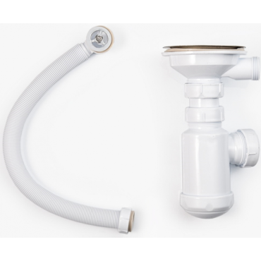 Сифон Graude Grand 31/2 с круглым переливом и винтом эконом С.Н.370-11-22 Сифон Graude Grand 31/2 с круглым переливом и винтом эконом С.Н.370-11-22