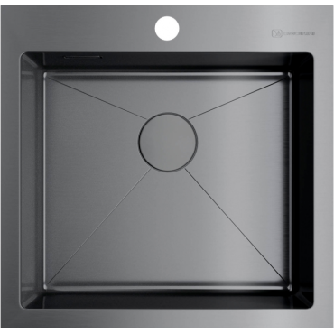 Кухонная мойка Omoikiri Akisame 51-GM вороненая сталь 4973440 Кухонная мойка Omoikiri Akisame 51-GM вороненая сталь 4973440