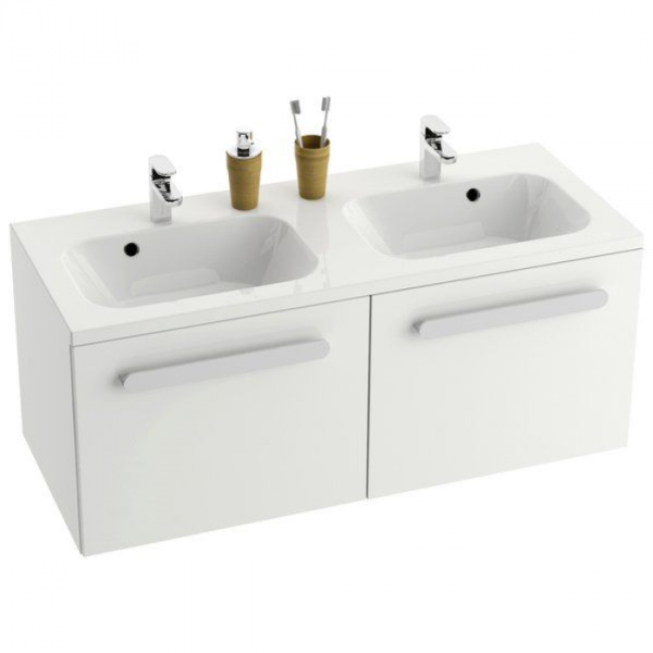 Тумба под умывальник Ravak SD 1200 Chrome капучино/белая X000000964