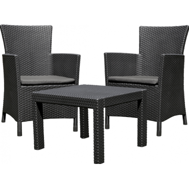 Набор мебели Keter Rosario balcony set графит 17200030