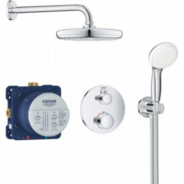 Душевая система GROHE Grohtherm 34727000 с термостатом встроенным