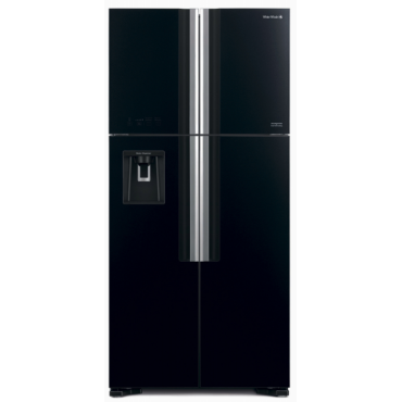 Холодильник Hitachi R-W660PUC7X GBK черное стекло