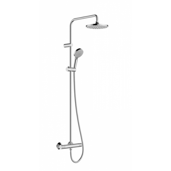 Душевая система с термостатом Hansgrohe Vernis Shape Showerpipe 230 26318000 хром