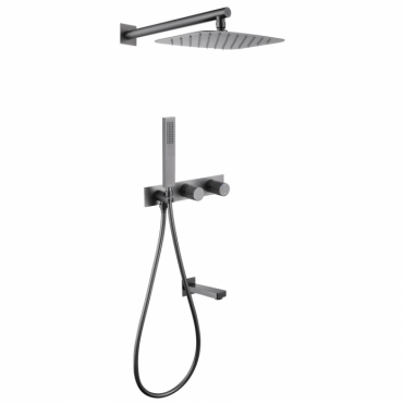 Душевая система Abber Rund AF8717NG никель Душевая система Abber Rund AF8717NG никель