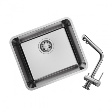 Комплект Omoikiri Omi 43-U/I-IN Ultra Mini + Смеситель Nagano-BN 7402.4011