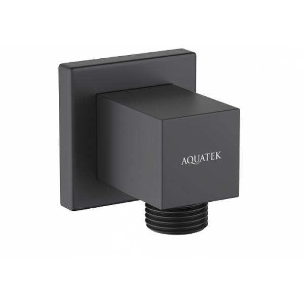 Шланговое подсоединение AQUATEK AQ2458MB матовый черный