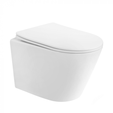 Унитаз подвесной Abber Bequem AC1102T белый