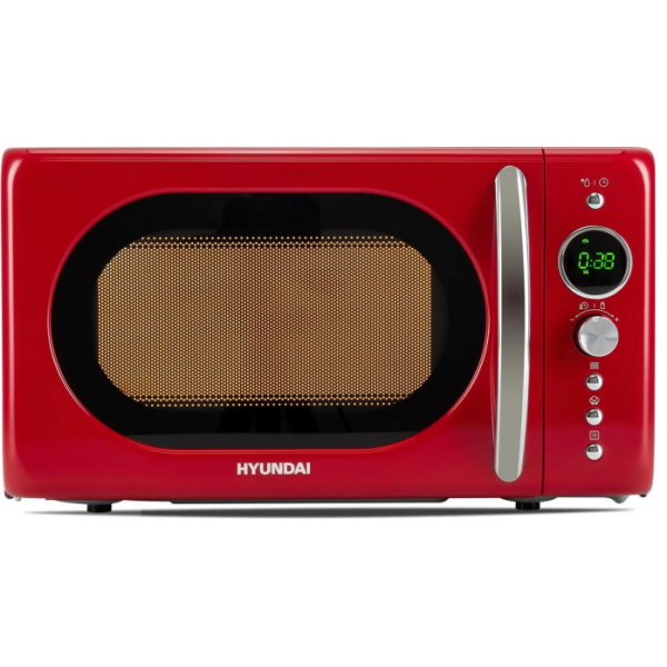 Микроволновая печь Hyundai HYM-D3037 красный/серебристый